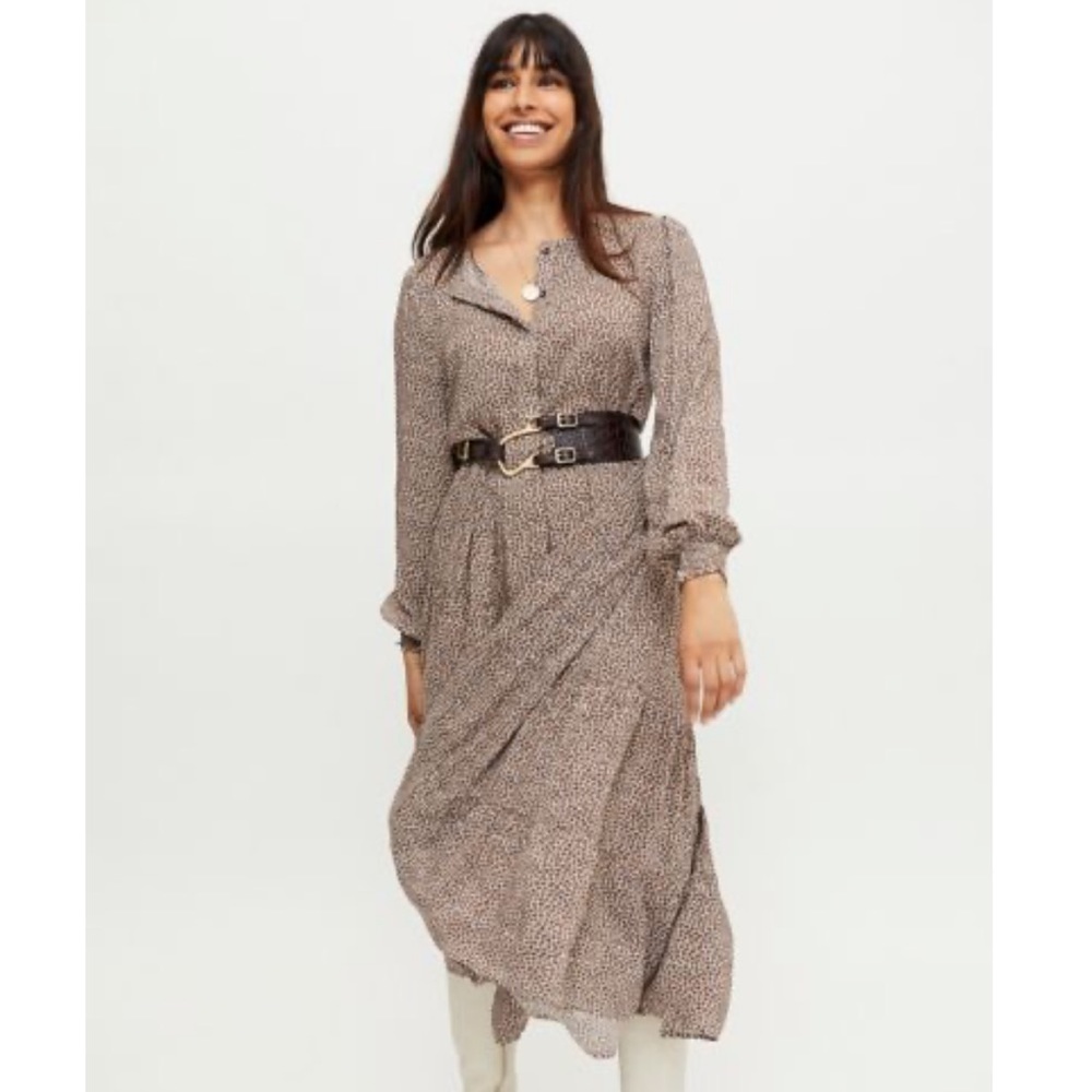 Urban Outfitters Leopard Midi Dress, S - Picture 1 of 3